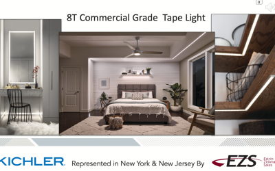 The 8T Series of Commercial Grade LED Tape Light by KICHLER